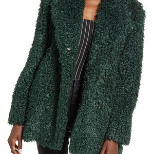 Fuzzy Green Jacket by Mural